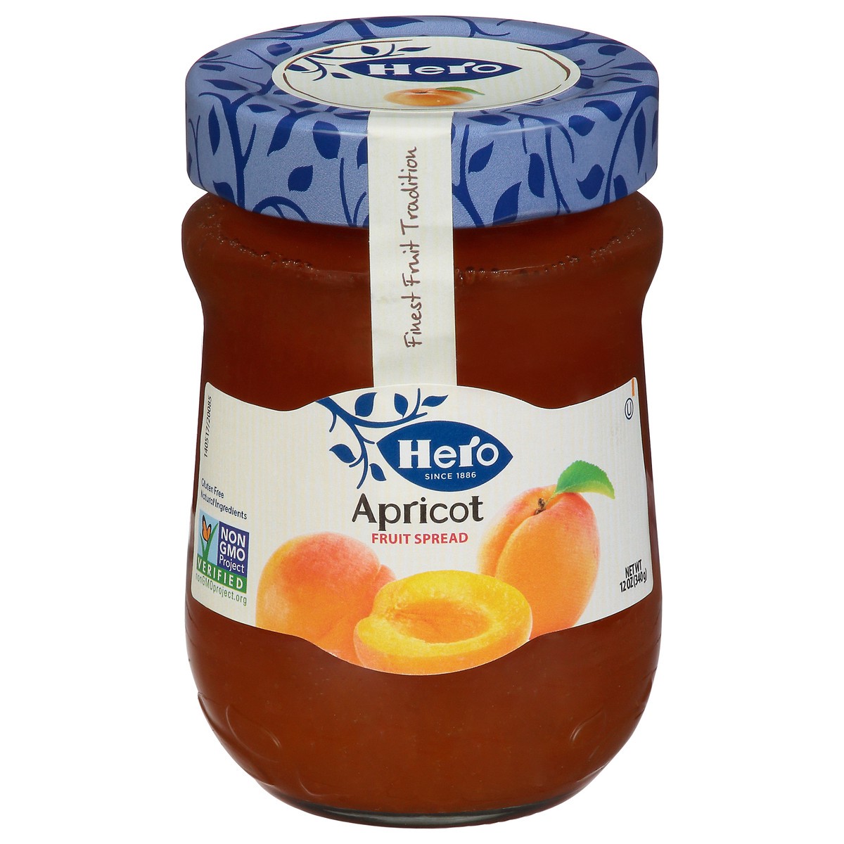 slide 1 of 12, Hero Apricot Fruit Spread 12 oz, 12 oz