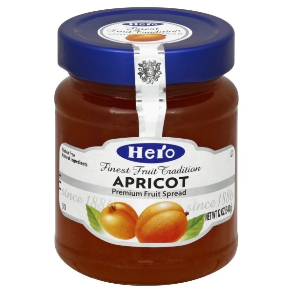 slide 1 of 1, Hero Apricot Fruit Spread, 12 oz