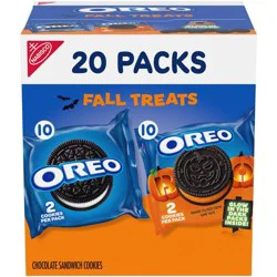 Oreo Fall Treats Trick or Treat Halloween Cookies Snack Variety Pack - 18oz/20ct
