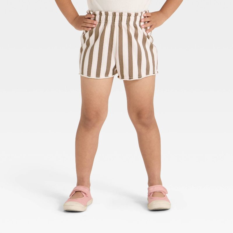 slide 2 of 4, Grayson Mini Toddler Girls' Los Angeles T-Shirt and Shorts Set - Cream 18M, 1 ct