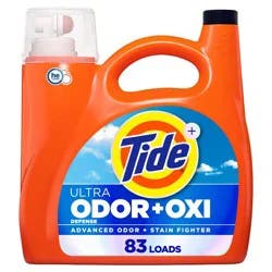 Tide Ultra Odor Defense + Oxi HE Deep Cleaning Concentrated Liquid Laundry Detergent 83 Loads - 117 fl oz