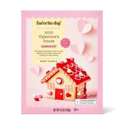 Valentine's Mini House Cookie Kit - 5.8oz - Favorite Day™