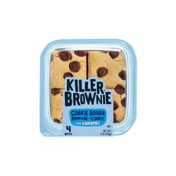 Killer Brownie Cookie Dough Brownie with Caramel - 7oz/4ct