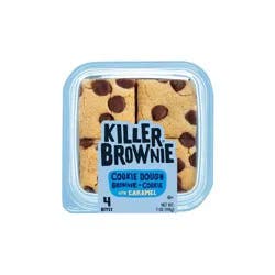 Killer Brownie Cookie Dough Brownie with Caramel - 7oz/4ct