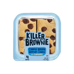 Killer Brownie Cookie Dough Brownie with Caramel - 7oz/4ct