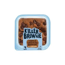 Killer Brownie Triple Chocolate Brownie with Caramel - 7oz/4ct
