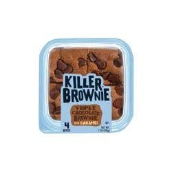 Killer Brownie Triple Chocolate Brownie with Caramel - 7oz/4ct