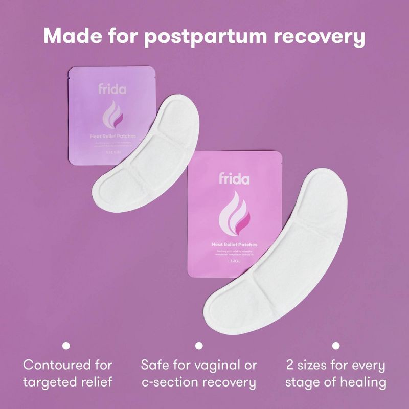 slide 4 of 7, Frida Mom Heat Relief Patches - Postpartum Uterine Cramping Pain Relief - 6pk, 6 ct