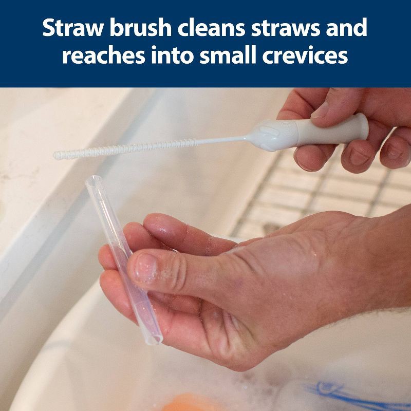 slide 5 of 8, Dr. Brown's Electronic Baby Bottle Brush Cleaning Set - 3pk, 3 ct