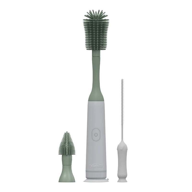 slide 1 of 8, Dr. Brown's Electronic Baby Bottle Brush Cleaning Set - 3pk, 3 ct