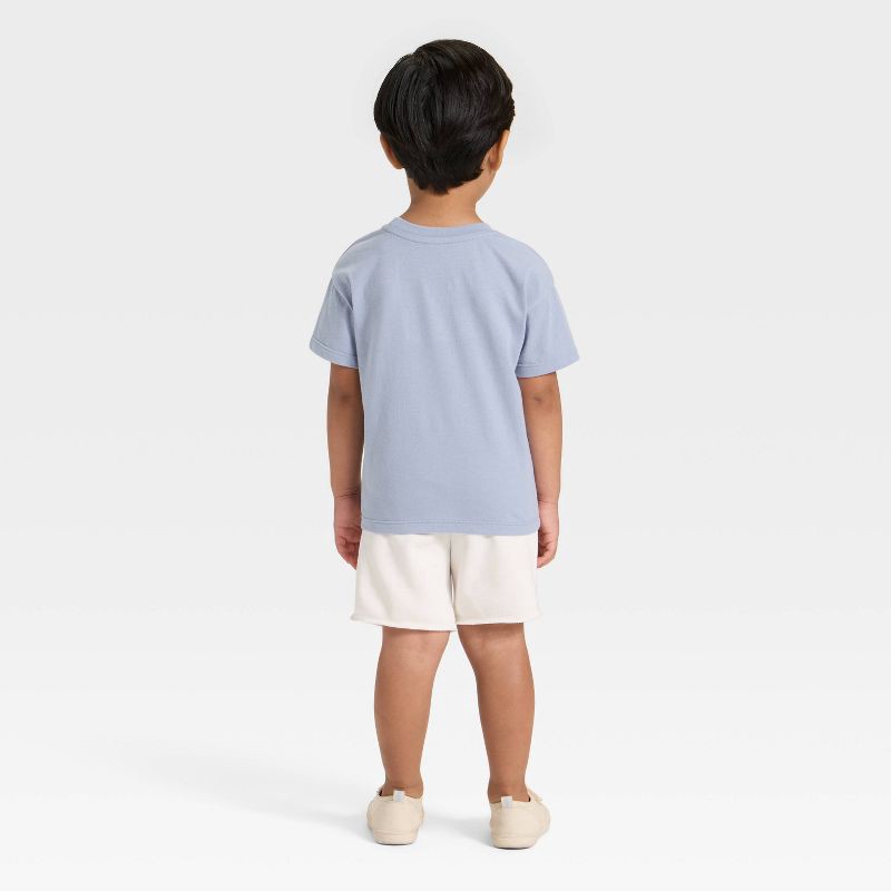 slide 2 of 4, Grayson Mini Toddler Boys' Short Sleeve T-Shirt and Shorts Set - Blue 2T, 1 ct
