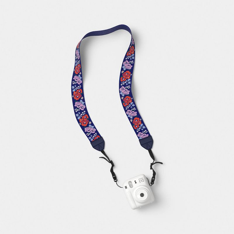 slide 2 of 4, Camera Strap - heyday™ Poppy Flowers, 1 ct