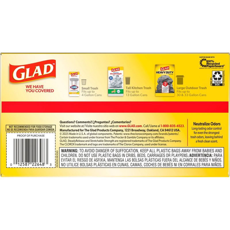 slide 11 of 11, Glad Trash Bags - Apple Cinnamon - 13gal/50ct, 13 gal, 50 ct