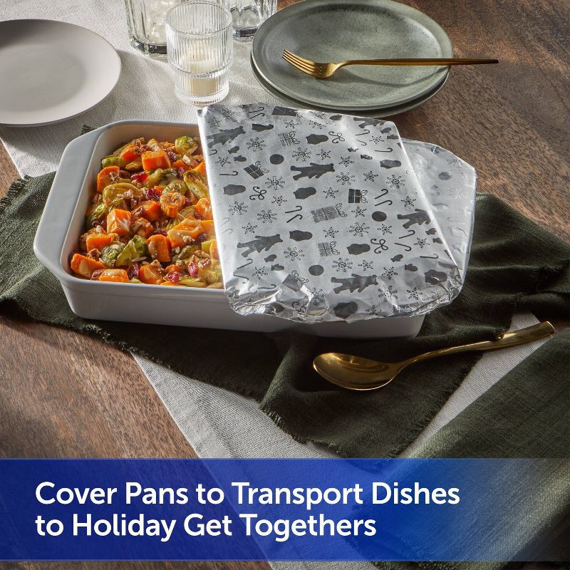 slide 4 of 5, Reynolds Wrap Holiday Fun Standard Aluminum Foil - 25 sq ft, 25 sq ft