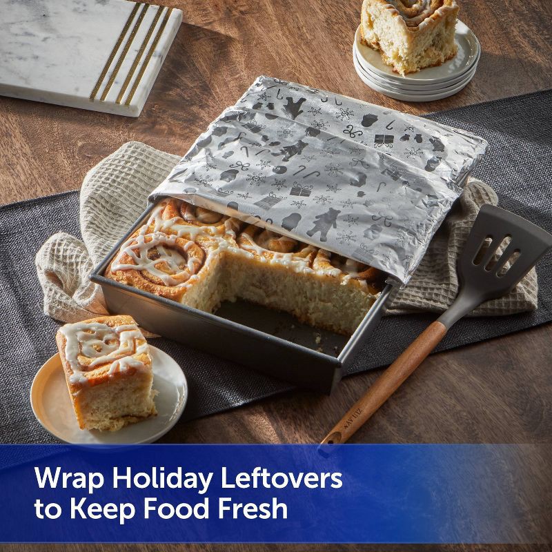 slide 5 of 5, Reynolds Wrap Holiday Fun Standard Aluminum Foil - 25 sq ft, 25 sq ft