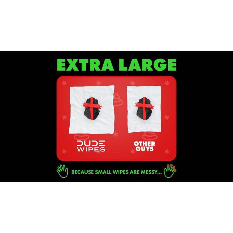 slide 7 of 7, Dude Wipes Dingle Bells Flushable Wipes - 3pk/48ct, 3 ct, 48 ct