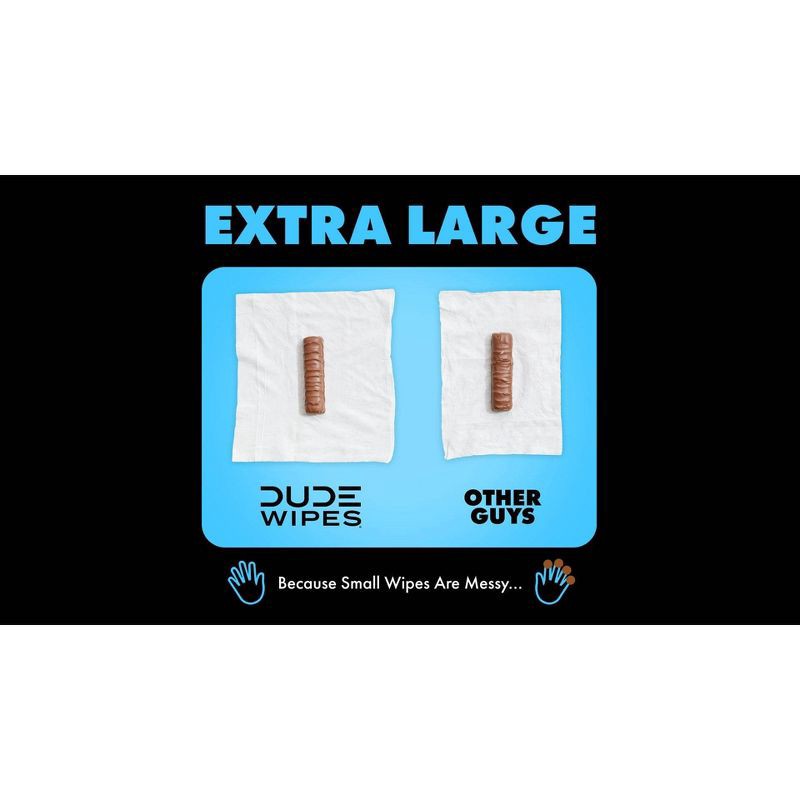 slide 6 of 6, Dude Wipes Fragrance Free Flushable Personal Wipes - 48ct/6pk, 48 ct, 6 ct