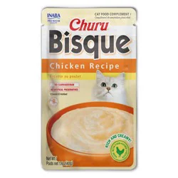 Inaba Churu Bisque Chicken Flavor Recipe Cat Lickable Treats - 1.4oz