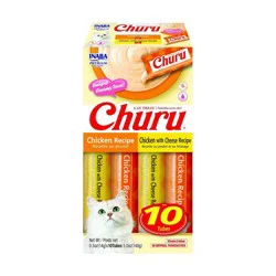 Inaba Churu Chicken Flavor Variety Box Lickable Cat Treats - 5oz/10ct
