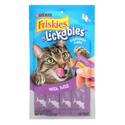 Friskies Tuna Flavor lil' Lickable Cat Treats - 2oz/4ct