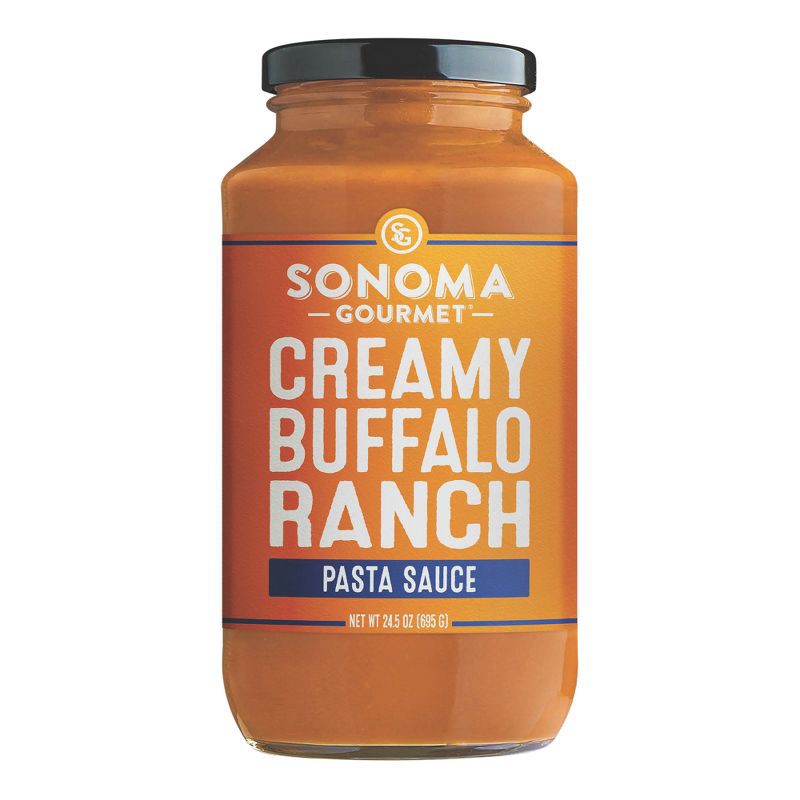 slide 1 of 7, Sonoma Gourmet Creamy Buffalo Ranch Pasta Sauce - 24.5oz, 24.5 oz