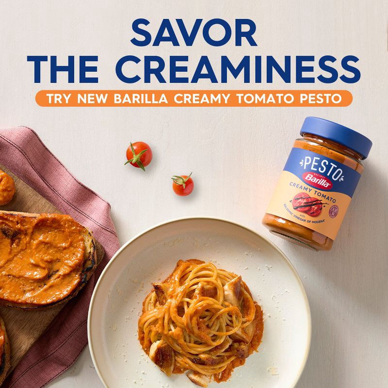 slide 3 of 5, Barilla Creamy Tomato Pesto Sauce - 6.5oz, 6.5 oz