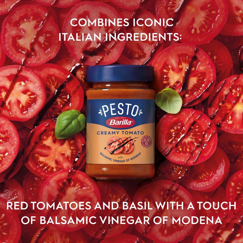 slide 2 of 5, Barilla Creamy Tomato Pesto Sauce - 6.5oz, 6.5 oz