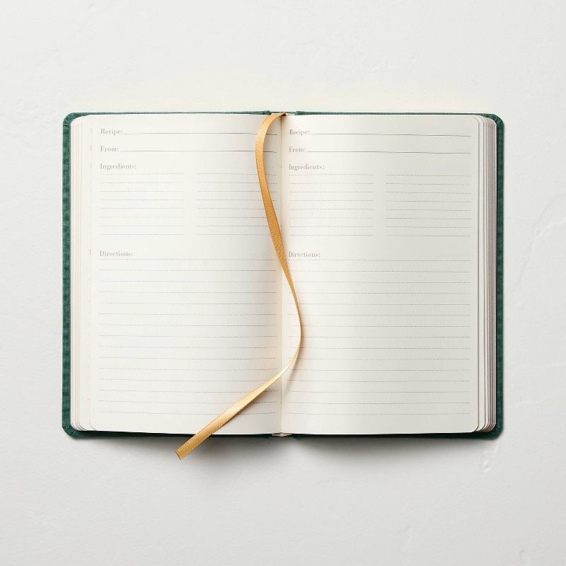 slide 4 of 4, Hearth & Hand with Magnolia 240 Page Recipe Book Green - Hearth & Hand™ with Magnolia, 1 ct