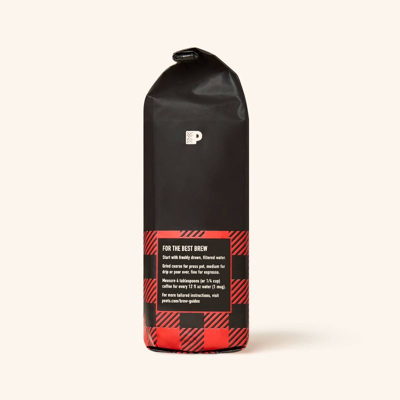slide 3 of 5, Peet's Coffee Buffalo Check Blend Medium Roast Whole Bean Coffee - 10.5oz - Woolrich x Target, 10.5 oz