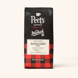 Peet's Coffee Buffalo Check Blend Medium Roast Whole Bean Coffee - 10.5oz - Woolrich x Target