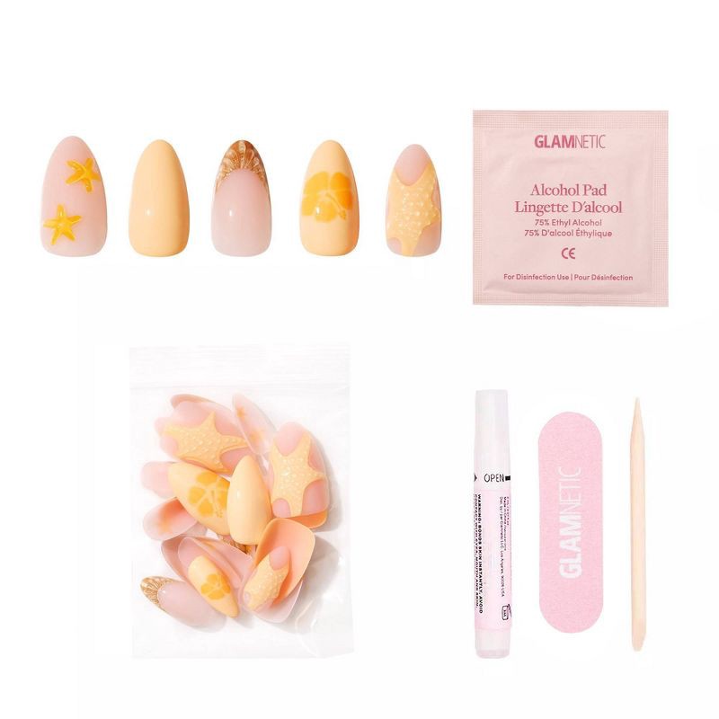 slide 2 of 5, Glamnetic Press-On Nails - Sunny Shores - 30ct - Ulta Beauty, 30 ct