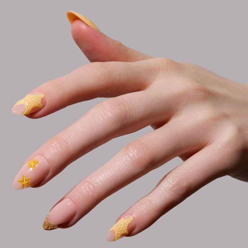 slide 4 of 5, Glamnetic Press-On Nails - Sunny Shores - 30ct - Ulta Beauty, 30 ct