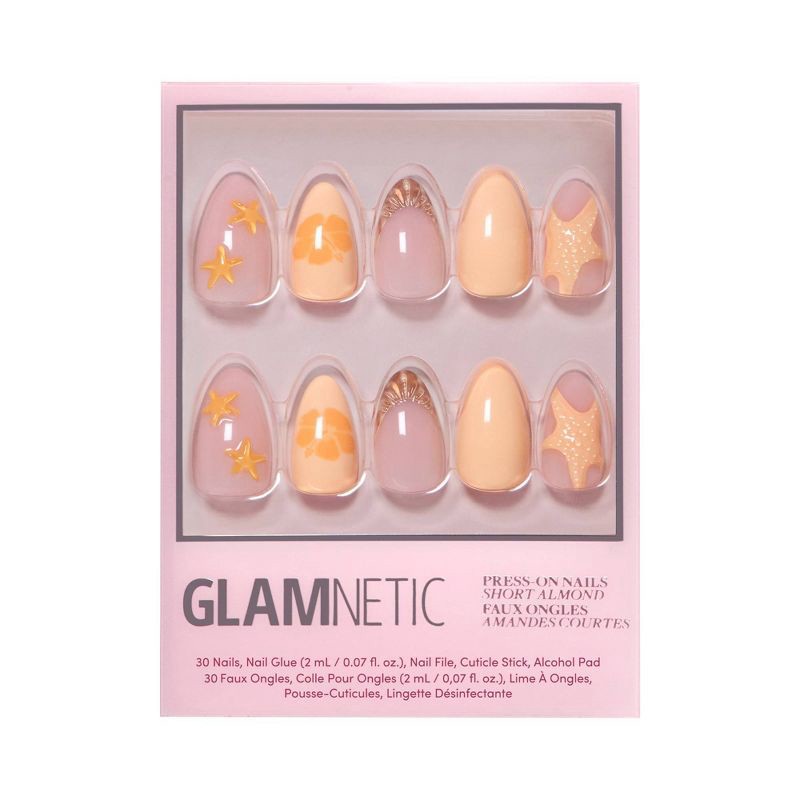 slide 1 of 5, Glamnetic Press-On Nails - Sunny Shores - 30ct - Ulta Beauty, 30 ct