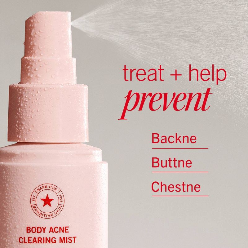 slide 7 of 10, FIRST AID BEAUTY Body Acne Clearing Mist with 2% Salicylic Acid - 3oz - Ulta Beauty, 3 oz
