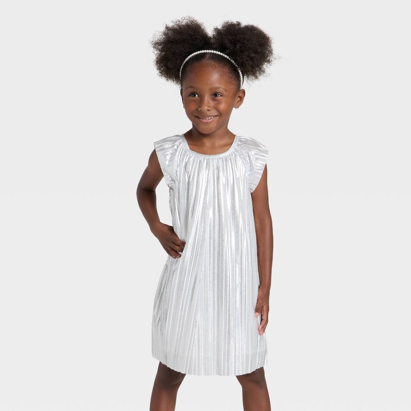 oshkosh silver dress OshKosh B'gosh | Dresses | Nwt Oshkosh Bgosh Metallic Silver Dress Size 8m