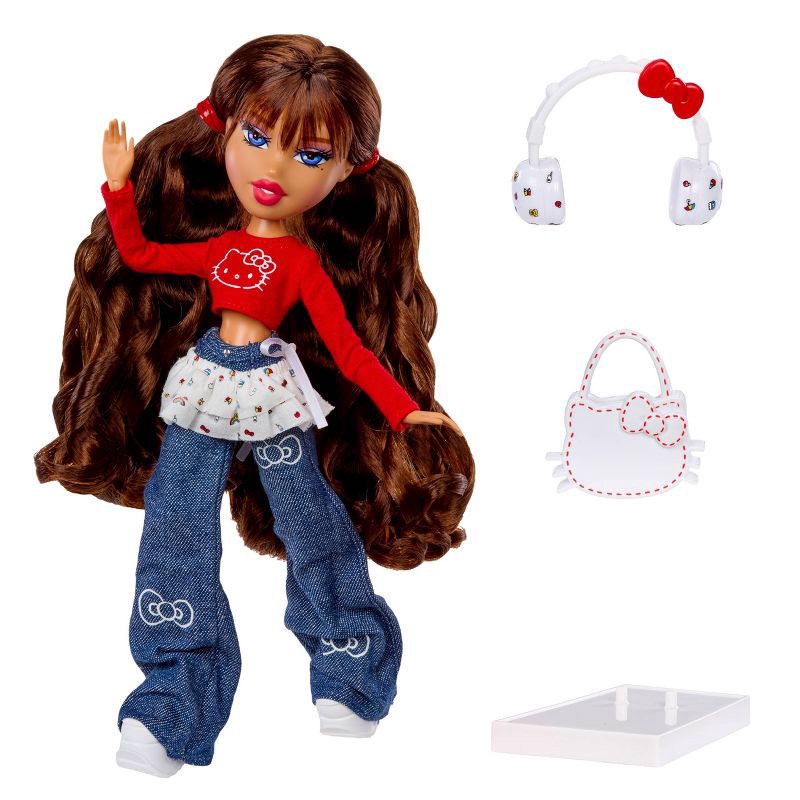 slide 2 of 8, Bratz x Hello Kitty Yasmin Sanrio Fashion Doll with Accessories, 1 ct
