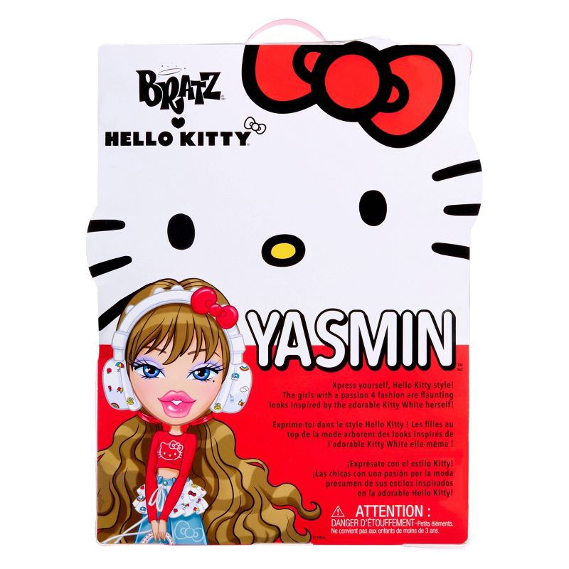 slide 8 of 8, Bratz x Hello Kitty Yasmin Sanrio Fashion Doll with Accessories, 1 ct