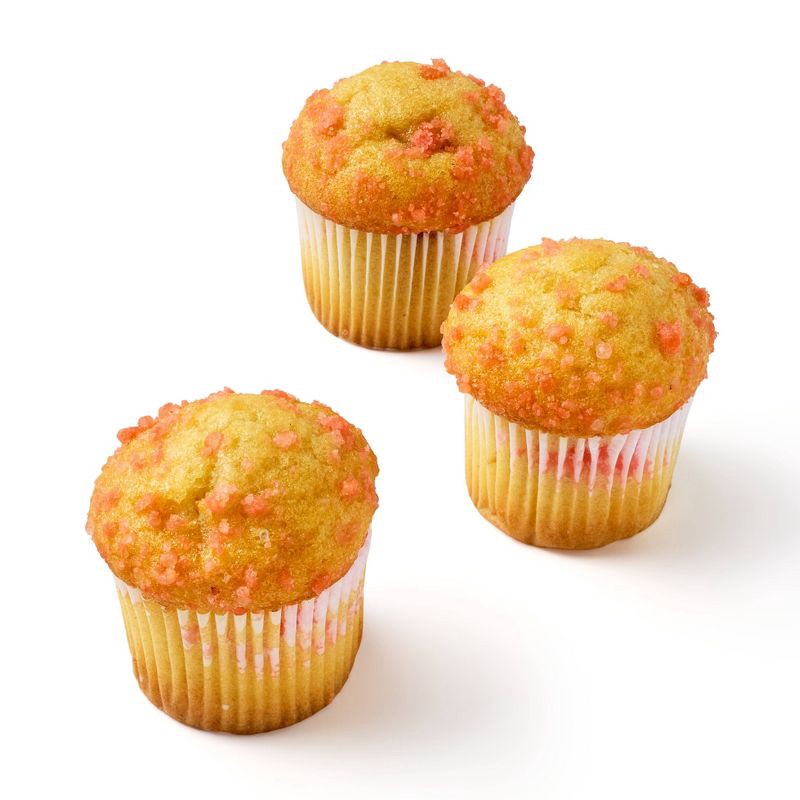 slide 3 of 3, Valentine's Day Pink Strawberry Mini Muffin - 11.8oz/12ct - Favorite Day™, 12 ct; 11.8 oz