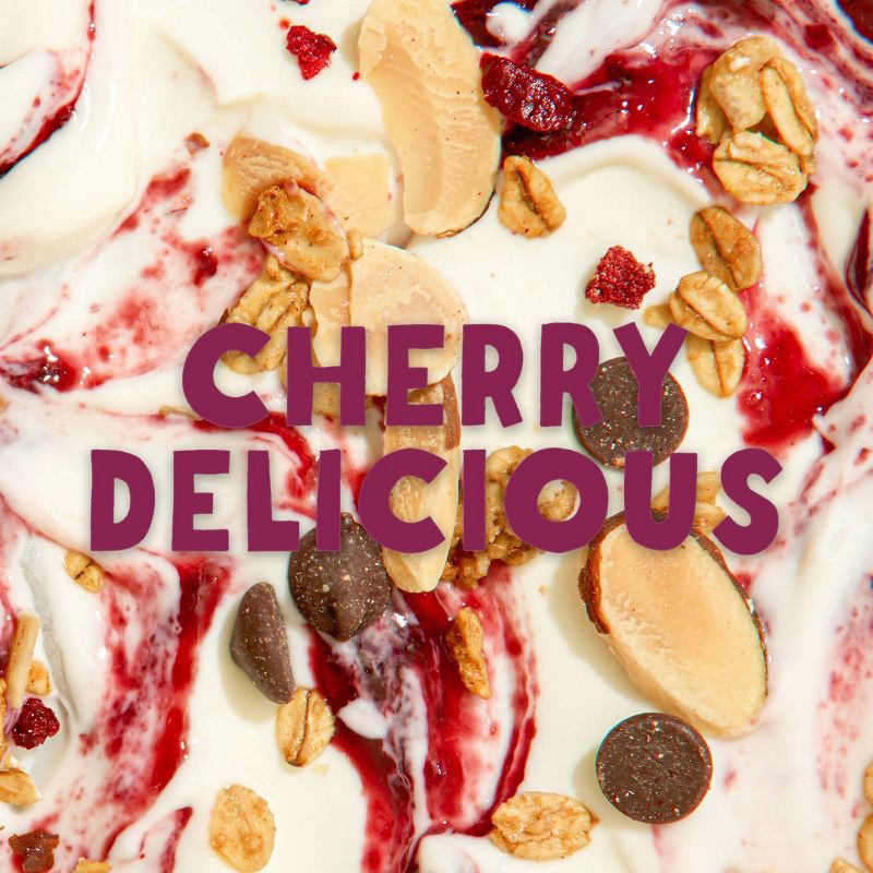 slide 2 of 8, noosa Black Cherry Mix-ins Aussie Style Yogurt - 9g Protein 5.8oz, 9 gram, 5.8 oz