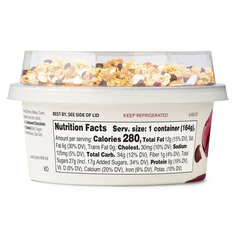 slide 6 of 8, noosa Black Cherry Mix-ins Aussie Style Yogurt - 9g Protein 5.8oz, 9 gram, 5.8 oz