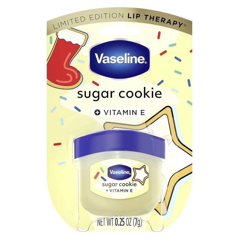 slide 1 of 11, Vaseline Holiday Limited Edition Lip Balm - Sugar Cookie - Travel Size - 0.25oz, 0.25 oz