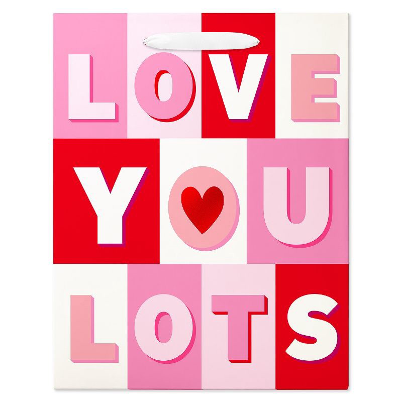 slide 2 of 5, American Greetings Valentine's Day Large Gift Bag Love You Lots, 1 ct