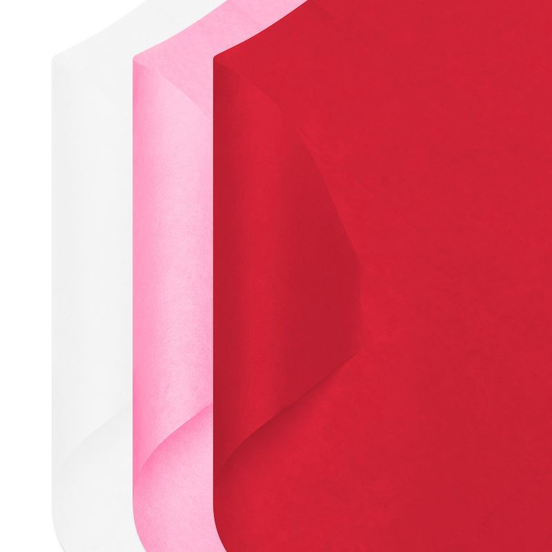 slide 5 of 7, American Greetings 40 Sheets Valentine's Day Tissue Paper Red Pink White, 1 ct