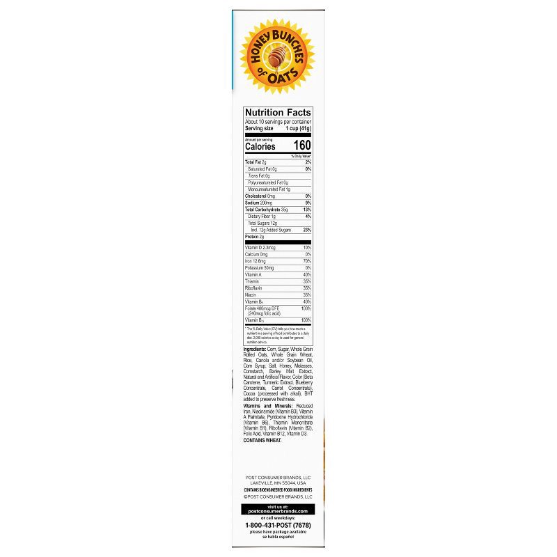 slide 2 of 11, Post Honey Bunches of Oats Sugar Cookie Breakfast Cereal - 15.2oz, 15.2 oz