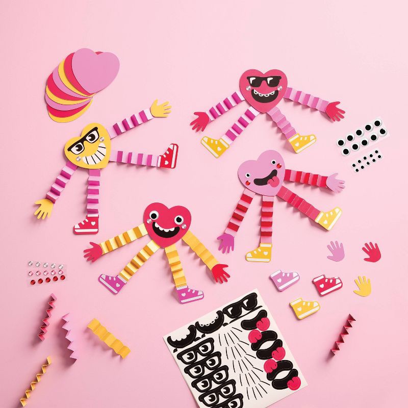 slide 2 of 3, 20ct Valentine's Day Heart Buddies Classroom Activity Kit - Spritz™, 20 ct