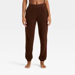 Women's Teddy Jogger Pants - Auden™ Brown L