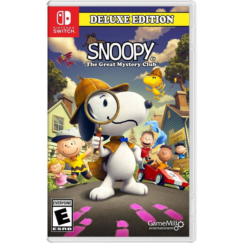 slide 1 of 10, GameMill Entertainment Snoopy & The Great Mystery Club Deluxe Edition - Nintendo Switch, 1 ct