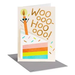 American Greetings Birthday Card Hope it's a Great One Rainbow Cake Includes Envelope