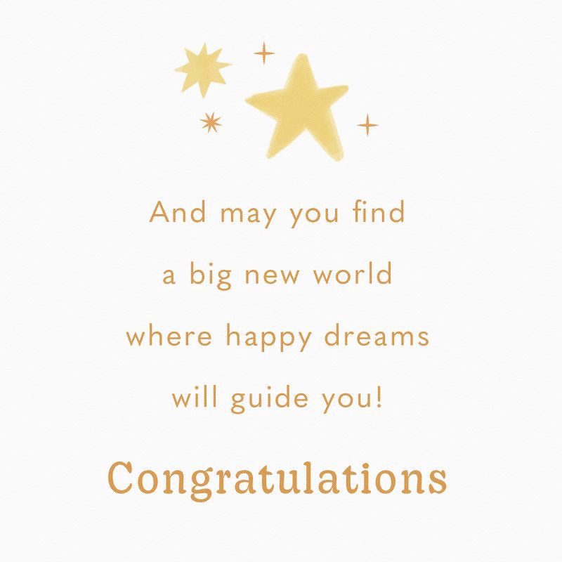 slide 3 of 4, American Greetings New Baby Congratulations Card Happy Dreams Moon and Stars Mobile Includes Envelope, 1 ct
