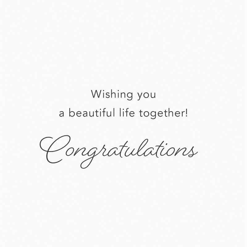 slide 3 of 4, American Greetings Wedding Card for Couple So Happy You Found Each Other Floral Heart Includes Envelope, 1 ct